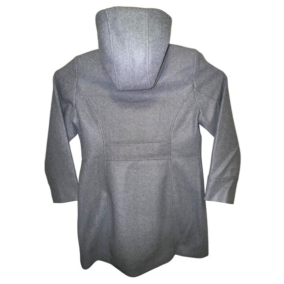 Vince Camuto Womens Size Medium Blue Hooded Trench Coat Winter Med. M Jacket - Picture 3 of 6